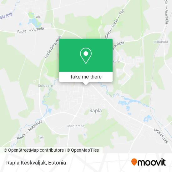Карта Rapla Keskväljak