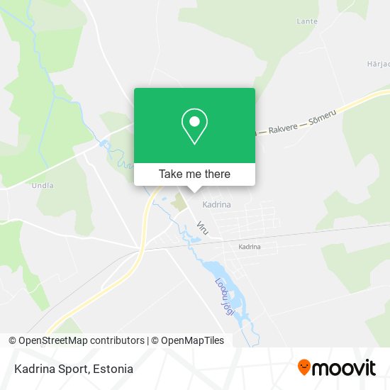 Kadrina Sport map