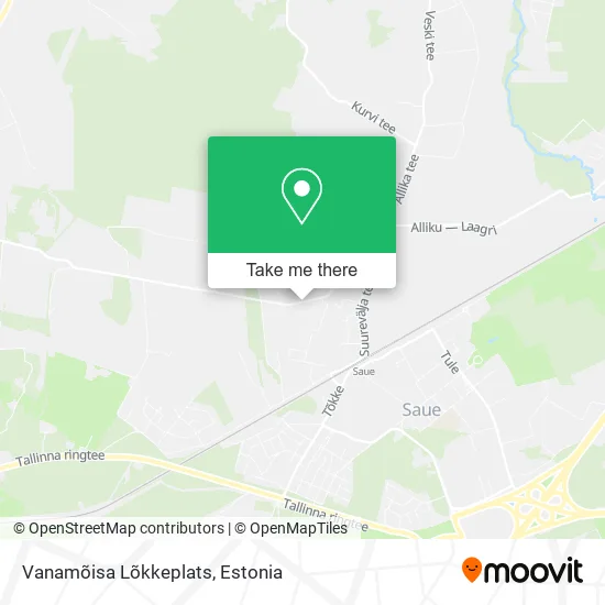 Карта Vanamõisa Lõkkeplats