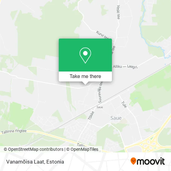 Карта Vanamõisa Laat