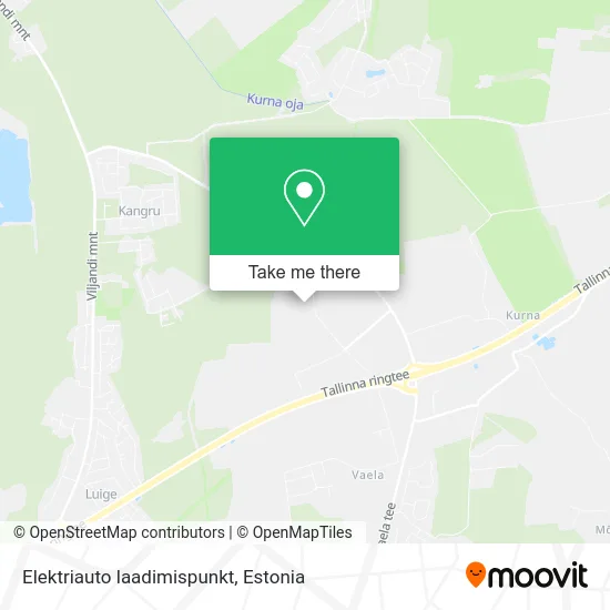 Карта Elektriauto laadimispunkt