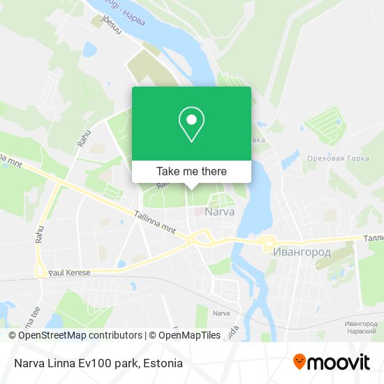 Карта Narva Linna Ev100 park