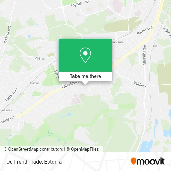 Карта Ou Frend Trade