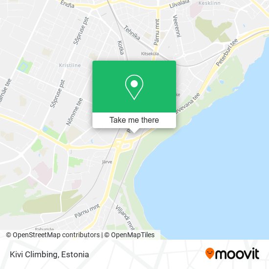 Kivi Climbing map