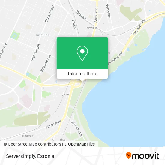 Карта Serversimply