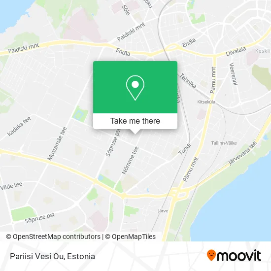 Pariisi Vesi Ou map