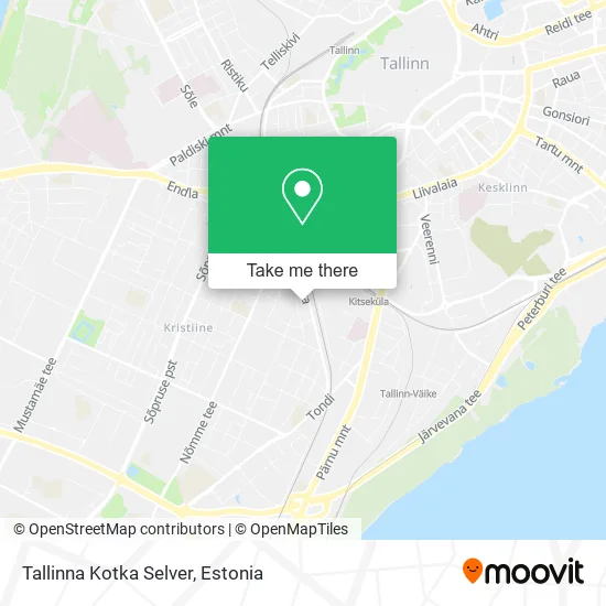 Tallinna Kotka Selver map