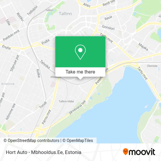 Карта Hort Auto - Mbhooldus.Ee