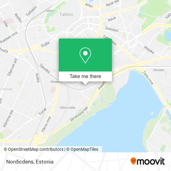 Карта Nordicdens