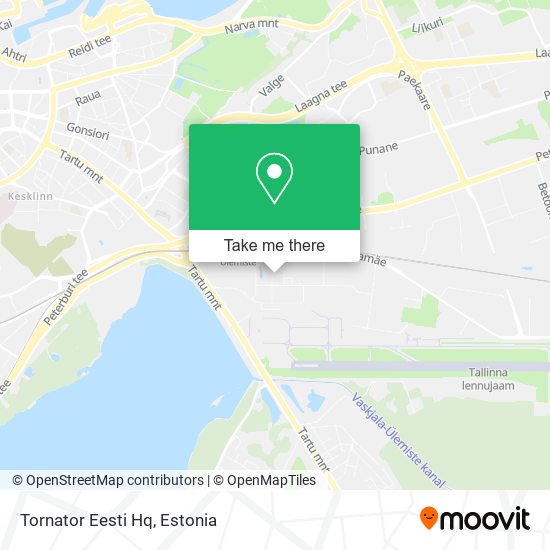Tornator Eesti Hq map