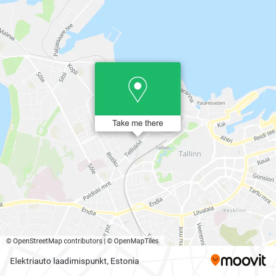 Карта Elektriauto laadimispunkt