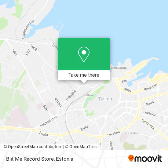 Карта Biit Me Record Store