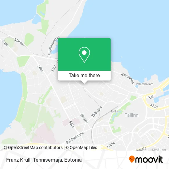 Franz Krulli Tennisemaja map