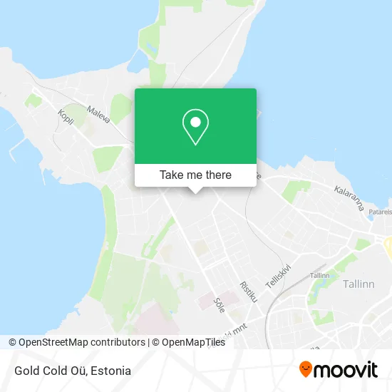 Карта Gold Cold Oü