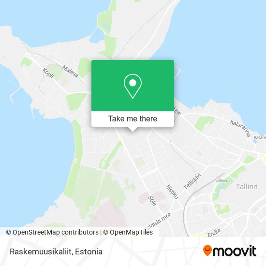 Карта Raskemuusikaliit