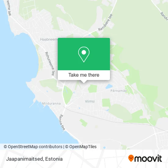 Карта Jaapanimaitsed