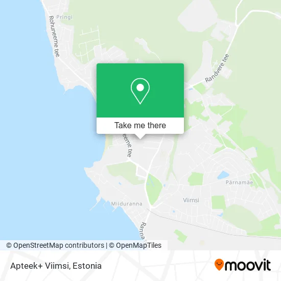 Карта Apteek+ Viimsi