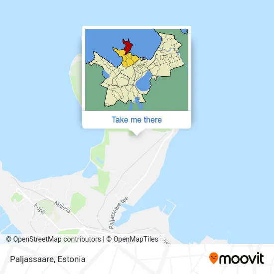 Карта Paljassaare