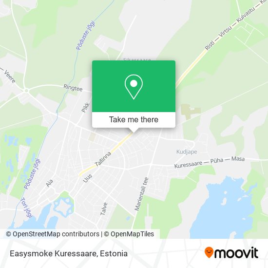 Easysmoke Kuressaare map