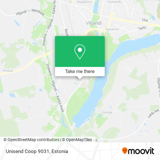 Unisend Coop 9031 map