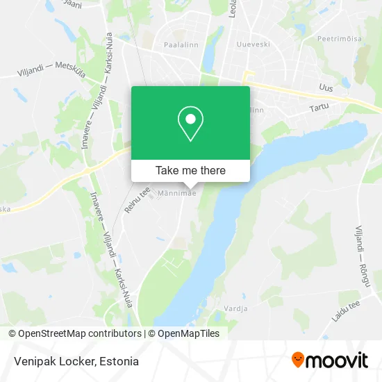 Карта Venipak Locker