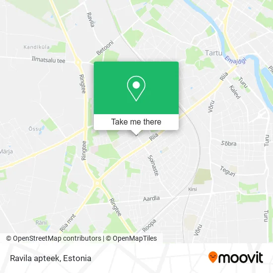 Ravila apteek map