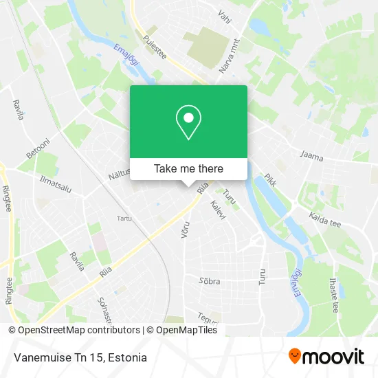 Карта Vanemuise Tn 15