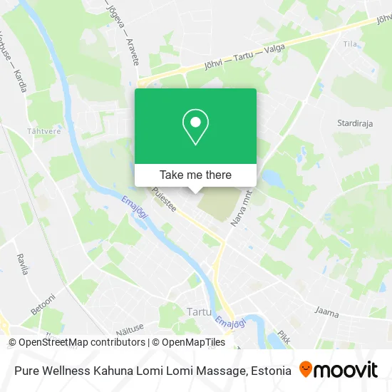 Карта Pure Wellness Kahuna Lomi Lomi Massage
