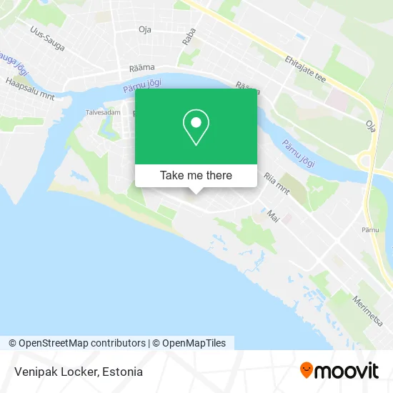 Карта Venipak Locker