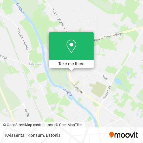 Карта Kvissentali Konsum