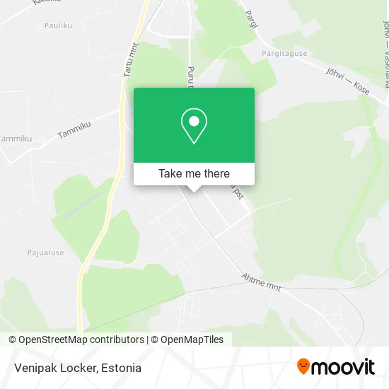 Карта Venipak Locker