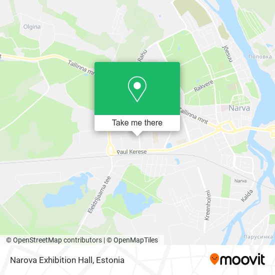 Narova Exhibition Hall map