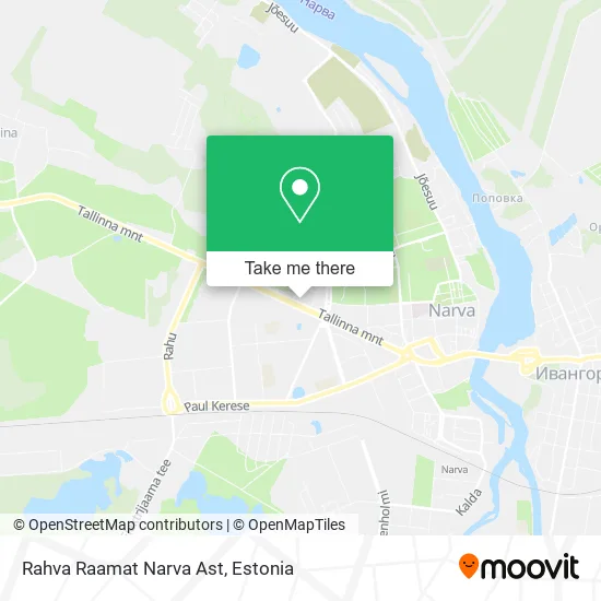 Rahva Raamat Narva Ast map
