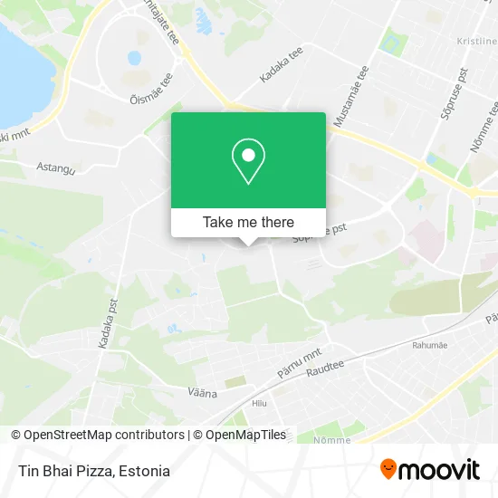 Карта Tin Bhai Pizza