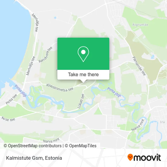 Карта Kalmistute Gsm