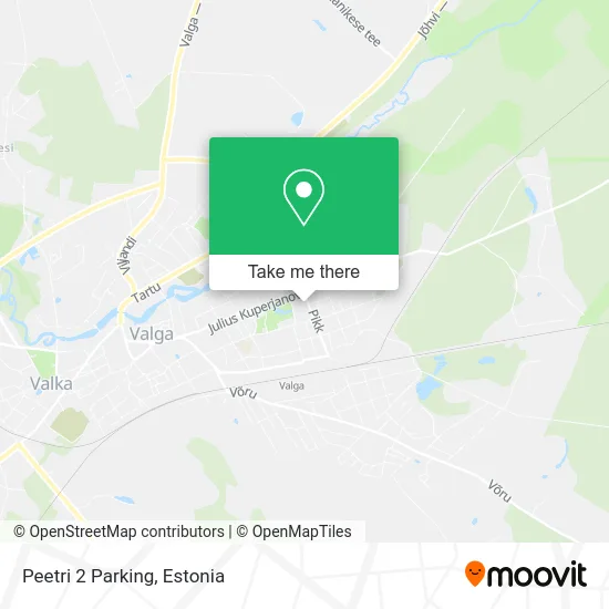 Peetri 2 Parking map