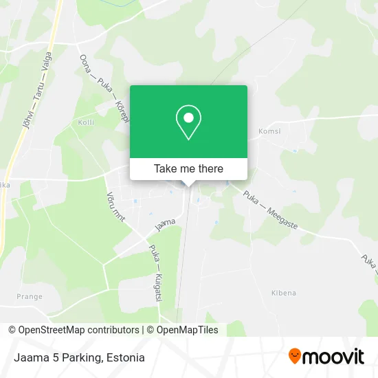 Карта Jaama 5 Parking