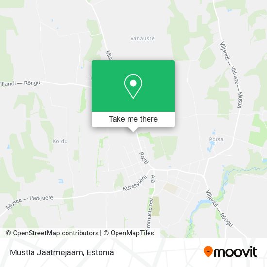 Mustla Jäätmejaam map