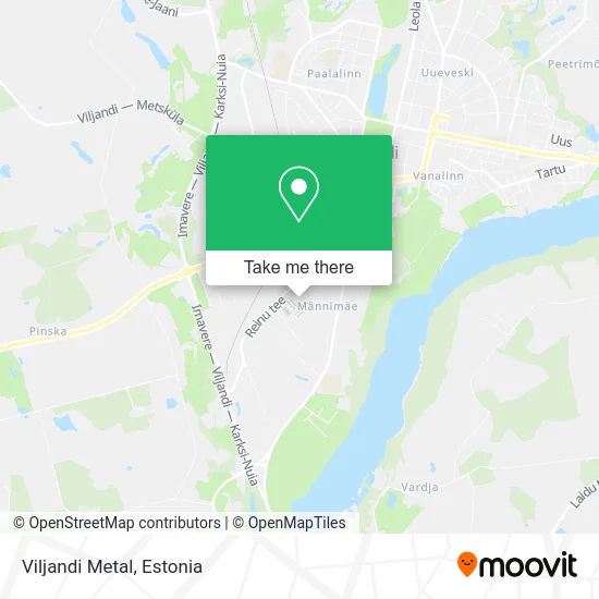 Viljandi Metal map