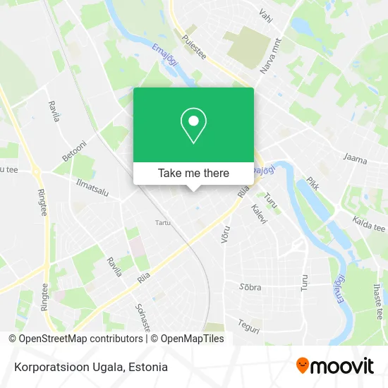Карта Korporatsioon Ugala