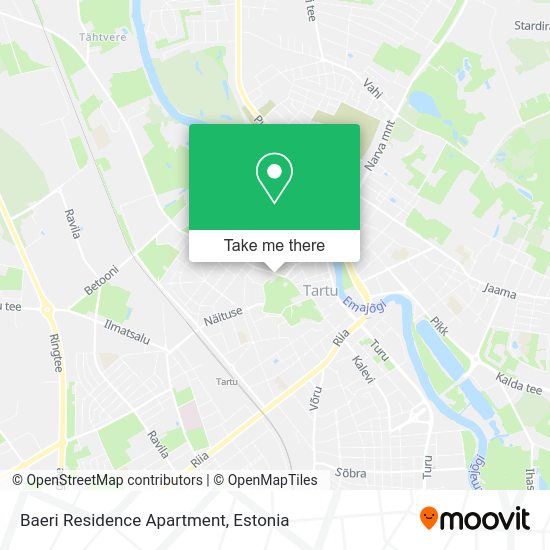 Baeri Residence Apartment map