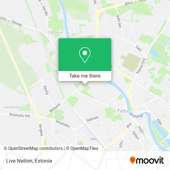 Live Nation map
