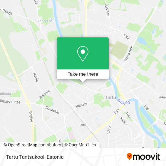Карта Tartu Tantsukool