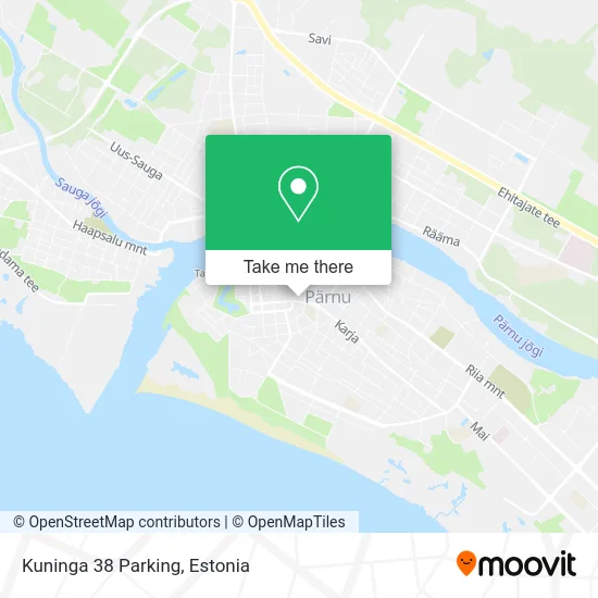 Карта Kuninga 38 Parking
