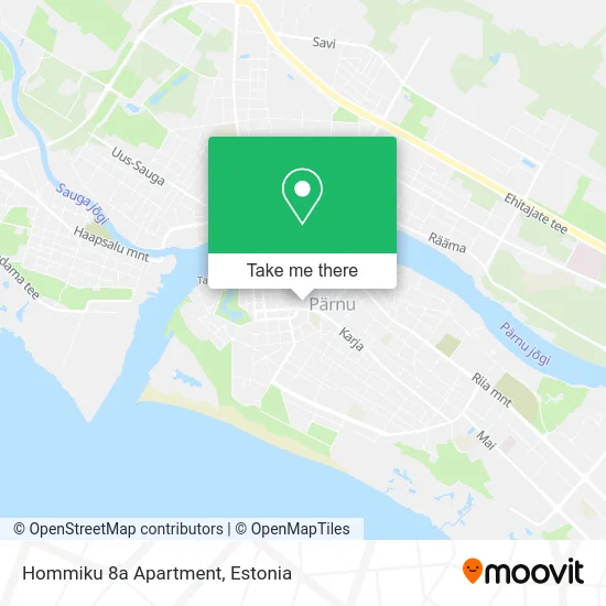 Hommiku 8a Apartment map