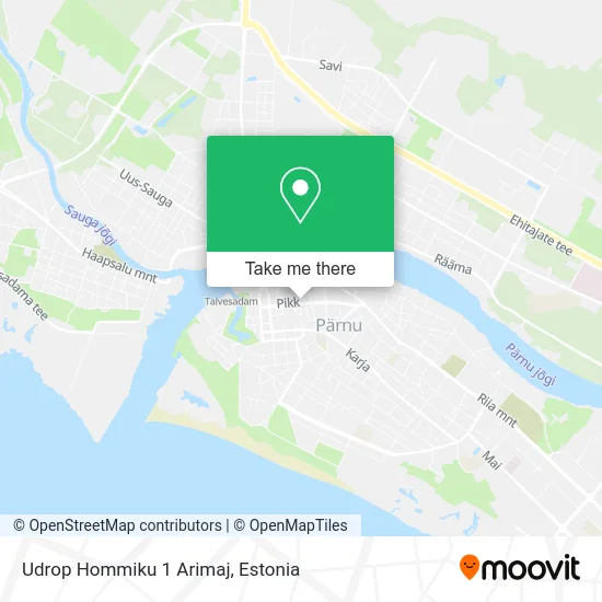 Udrop Hommiku 1 Arimaj map