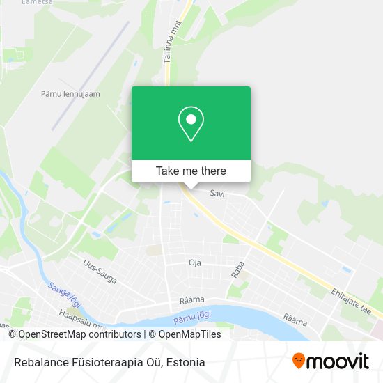 Rebalance Füsioteraapia Oü map