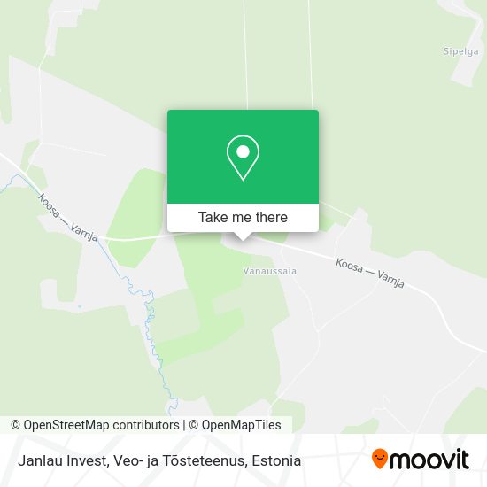 Janlau Invest, Veo- ja Tõsteteenus map