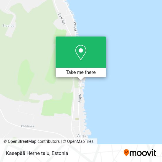 Kasepää Herne talu map