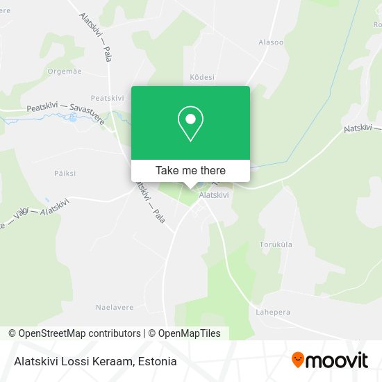 Alatskivi Lossi Keraam map